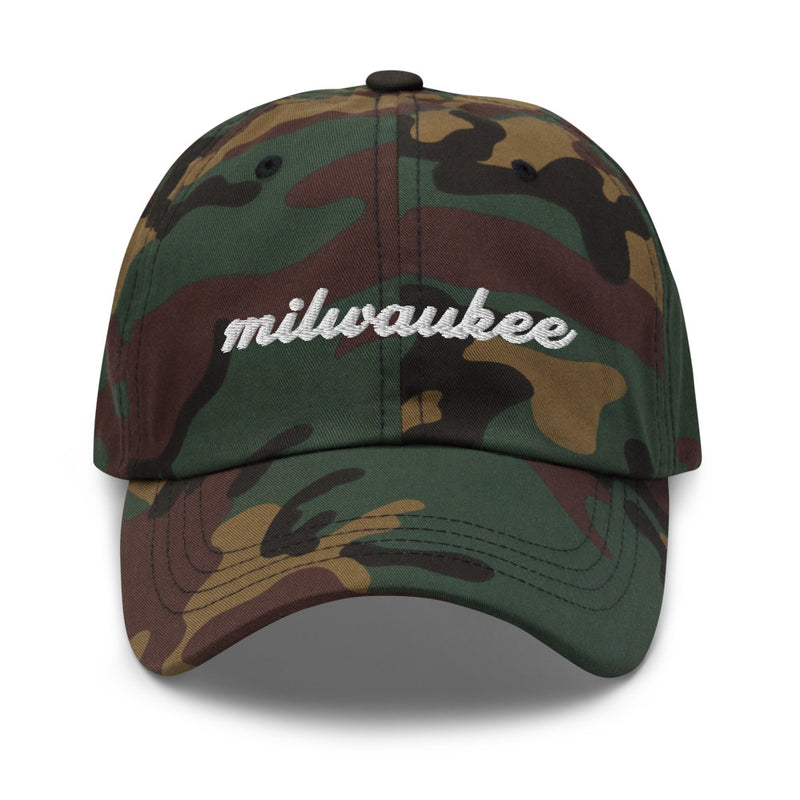 Cursive Milwaukee Dad Hat