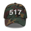 517 Lansing MI Area Code Dad Hat