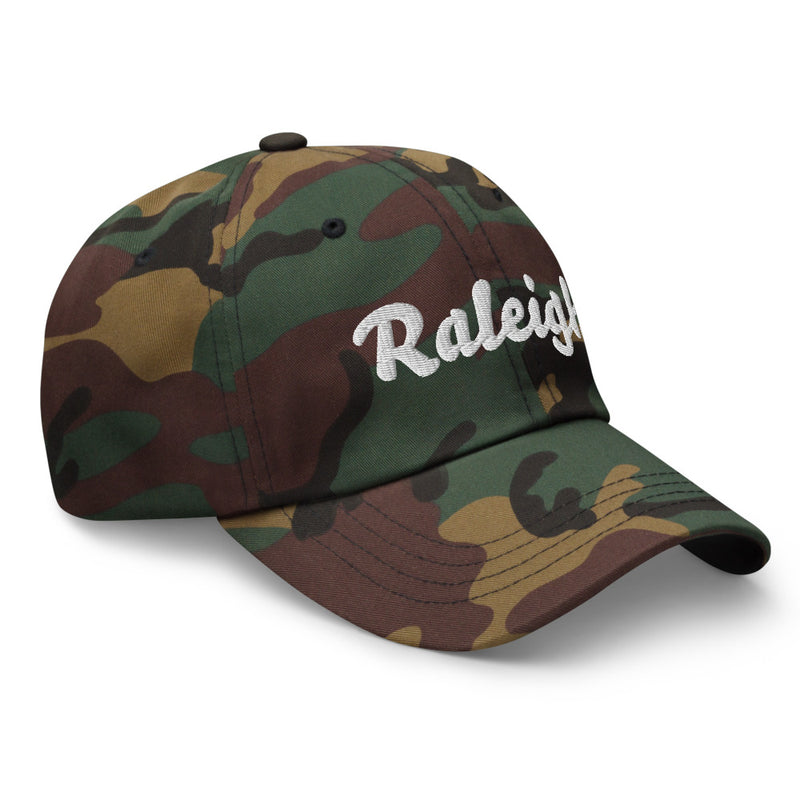 Script Raleigh NC Classic Dad hat
