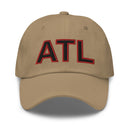 Black & Red ATL Dad hat