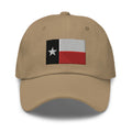 Black and Red Texas Flag Dad Hat