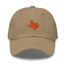 Orange Texas Dad Hat