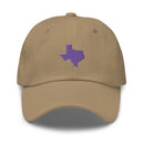 Purple Texas Dad Hat