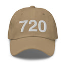 720 Denver Area Code Dad hat