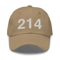 214 Dallas Area Code Dad Hat