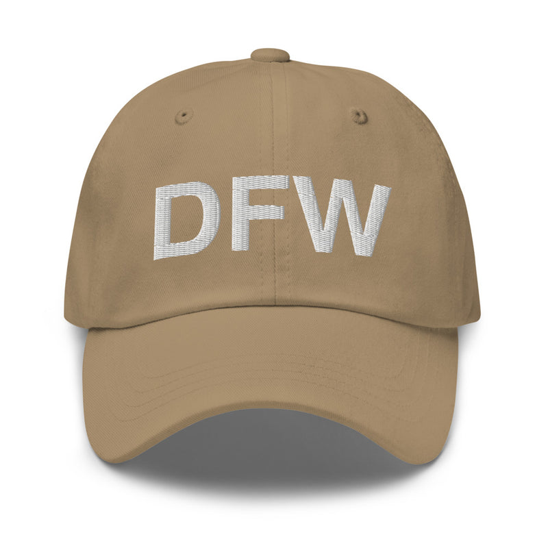 DFW Dallas Fort Worth Airport Code Dad Hat