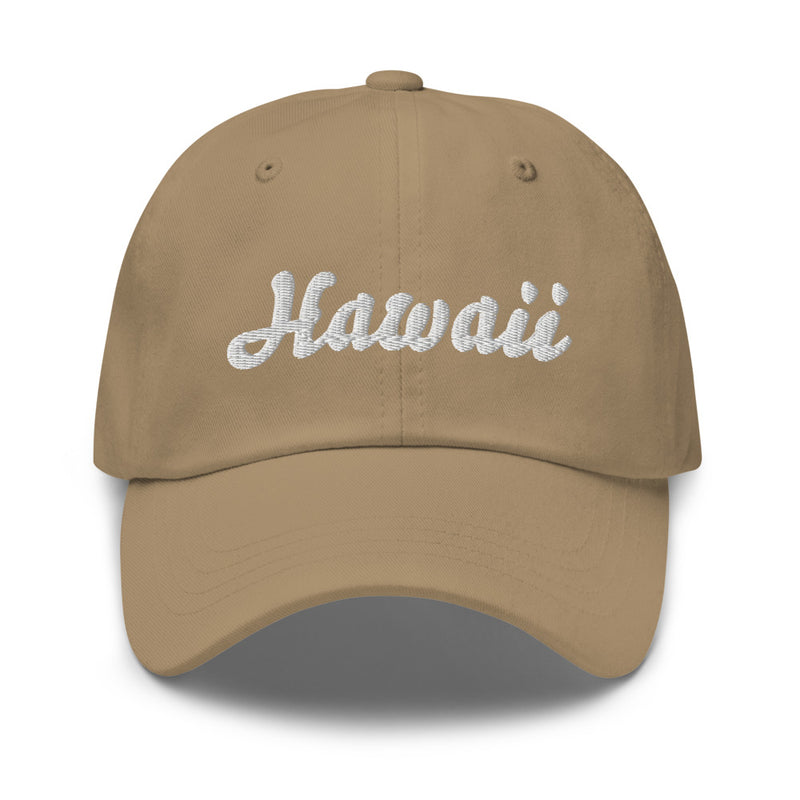 Cursive Hawaii Dad Hat