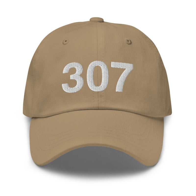 307 Wyoming Area Code Dad Hat