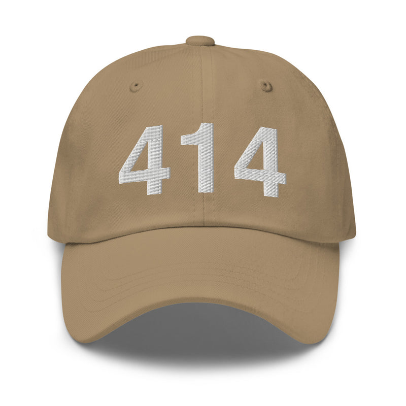 414 Milwaukee Area Code Dad Hat