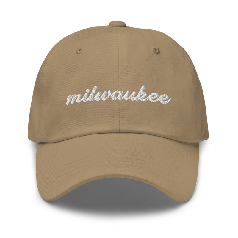 Cursive Milwaukee Dad Hat