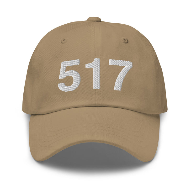 517 Lansing MI Area Code Dad Hat