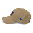 Wyoming Flag Dad Hat Merit Energy Logo