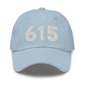 615 Nashville Area Code Dad hat