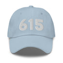 615 Nashville Area Code Dad hat