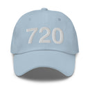 720 Denver Area Code Dad hat