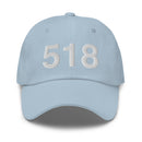518 Upstate NY Area Code Dad Hat