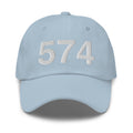 574 South Bend IN Area Code Dad Hat