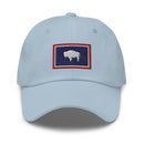 Wyoming Flag Dad Hat Merit Energy Back Logo