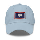 Wyoming Flag Dad Hat Merit Energy Logo