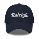 Script Raleigh NC Classic Dad hat