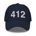 412 Pittsburgh Area Code Dad hat