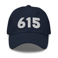615 Nashville Area Code Dad hat