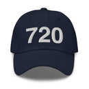 720 Denver Area Code Dad hat