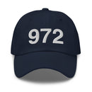972 Dallas Area Code Dad Hat