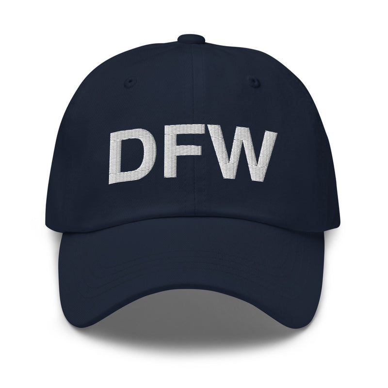 DFW Dallas Fort Worth Airport Code Dad Hat