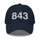 843 Charleston SC Area Code Dad Hat