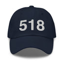 518 Upstate NY Area Code Dad Hat