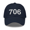 706 Athens GA Area Code Dad hat