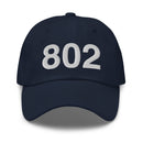 802 Vermont Area Code Dad Hat