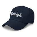 Script Raleigh NC Classic Dad hat