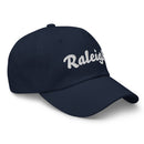 Script Raleigh NC Classic Dad hat