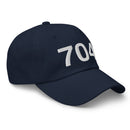 704 Charlotte NC Area Code Classic Dad hat