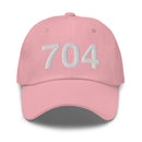 704 Charlotte NC Area Code Classic Dad hat