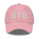 518 Upstate NY Area Code Dad Hat