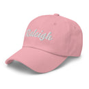 Script Raleigh NC Classic Dad hat