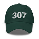 307 Wyoming Area Code Dad Hat