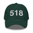 518 Upstate NY Area Code Dad Hat
