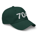 704 Charlotte NC Area Code Classic Dad hat