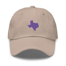 Purple Texas Dad Hat