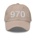 970 Colorado Area Code Dad Hat