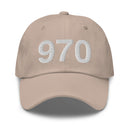 970 Colorado Area Code Dad Hat