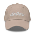 Cursive Dallas Texas Dad Hat