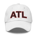 Black & Red ATL Dad hat