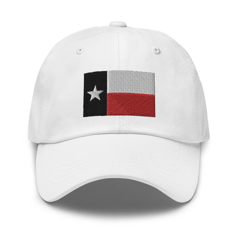 Black and Red Texas Flag Dad Hat