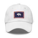 Wyoming Flag Dad Hat Merit Energy Logo