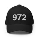972 Dallas Area Code Closed Back Hat